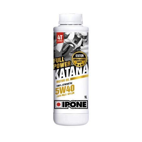 IPONE FULL POWER KATANA 5W40 oil 100% synthetic 1L (additive, MA2) recommended for BMW
