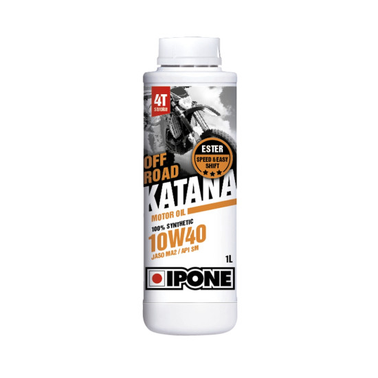 IPONE KATANA OFF ROAD 10W40 oil 100% synthetic 1L (additive, MA2)