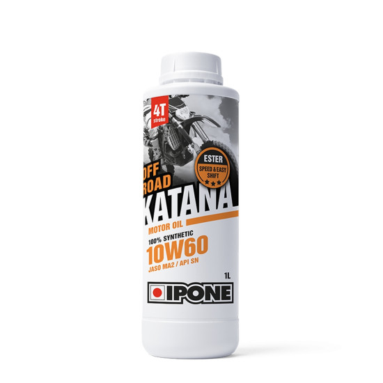 IPONE KATANA OFF ROAD 10W60 oil 100% synthetic 1L (additive, MA2)