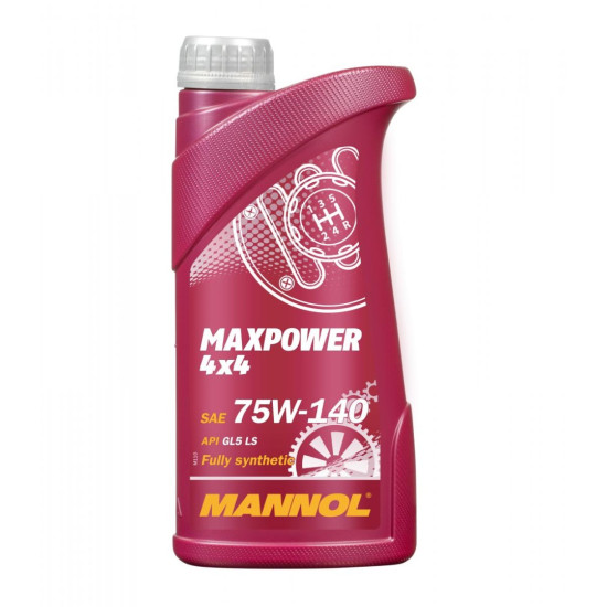 MANNOL MAXPOWER 4X4 75W140 API GL5- synthetic transmission oil 1L (75W-140)