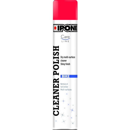 IPONE SPRAY CLEANER POLISH 750ML aerosol for cleaning and maintaining plastics