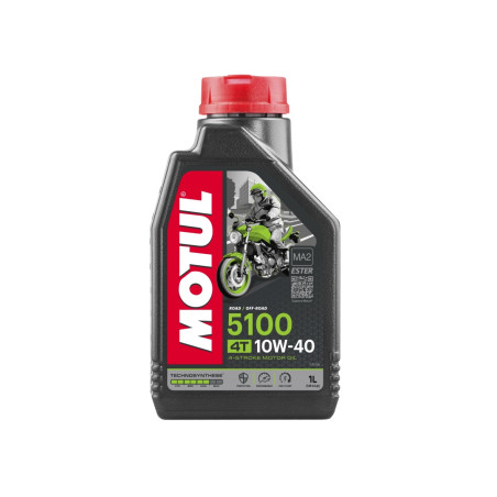 MOTUL alyva varikliui 5100 4T priedas 10W40 1L