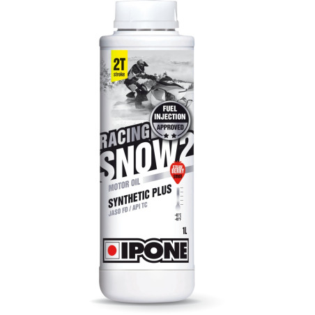 IPONE SNOW RACING 2T for snowmobiles 1L (strawberry scent) (-45ST,C)