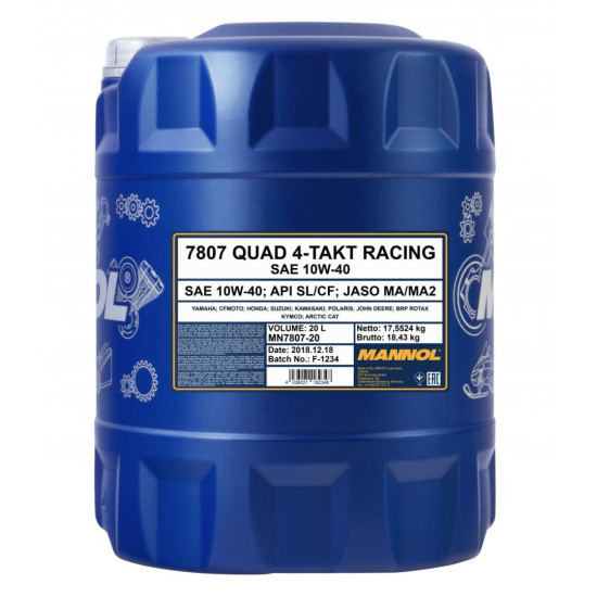 Mannol Synthetic Oil 4T...