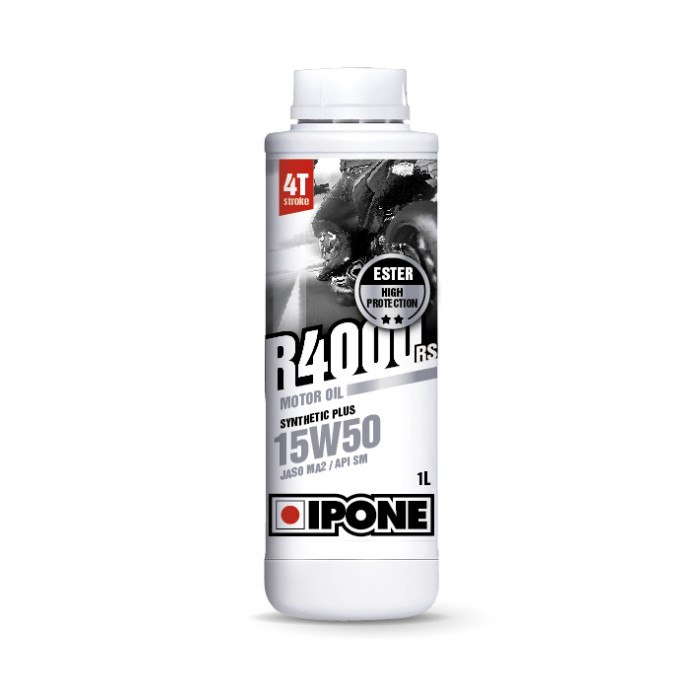 IPONE R4000 RS 15W50 semi-synthetic oil 1L (additive, MA2)