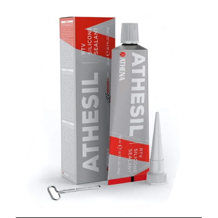 ATHENA silikoninis hermetikas ATHESIL RTV OD -40 DO +220 ST,C ( MAX DO +300 ST, C ) 80G