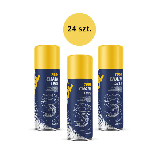 MANNOL CHAIN ​​LUBE 200ML - chain lubricant (7901) - pack of 24 pieces