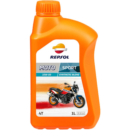 REPSOL synthetic oil 4T MOTO SPORT 15W50 1L MA2 - replaced by RPP2065RHC