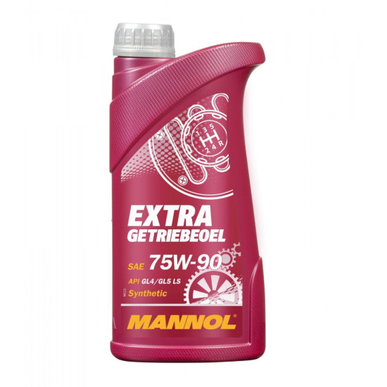 MANNOL EXTRA GETRIEBEOEL 75W90 API GL4/GL5 LS - synthetic transmission oil 1L (75W-90)