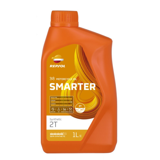 REPSOL synthetic oil 2T SMARTER SYNTHETIC 1L semi-synthetic