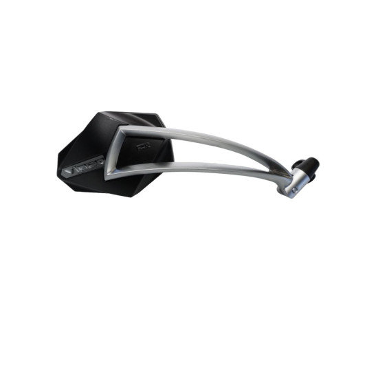 FAR MIRROR RIGHT VIPER ADJUSTABLE (ALUMINUM) BLACK