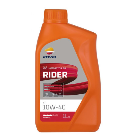 REPSOL oil 4T RIDER 10W40 1L MA2 mineral