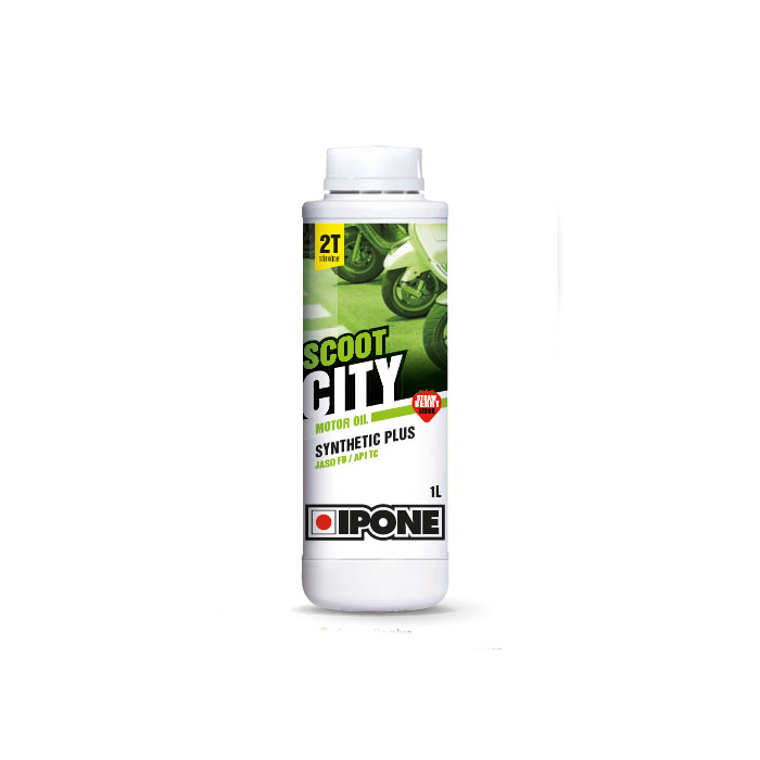 IPONE SCOOT CITY 2T alyva maišymui SYNTHETIC PLUS 1L (braškių kvapo)