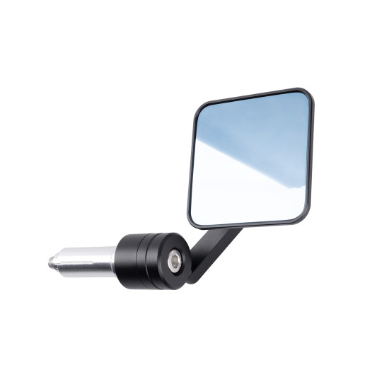 OXFORD 12/2025 PREMIUM SQUARE HANDLEBAR END MIRROR 360 DEGREE BLACK