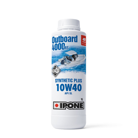 IPONE OUTBOARD 4000 RS 10W40 4T semi-synthetic oil 1L for outboard engines