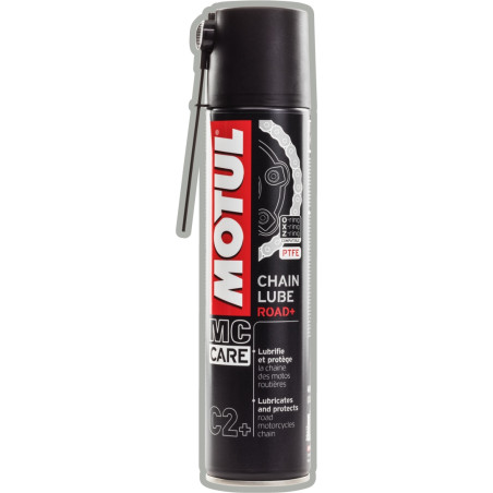 MOTUL C2+ CHAIN ​​LUBE ROAD PLUS 400ML chain lubricant (white)
