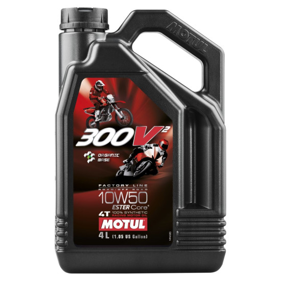 MOTUL engine oil 300V2 4T FL ROAD / OFF ROAD FACTORY LINE RACING 10W50 4L (synthetic)