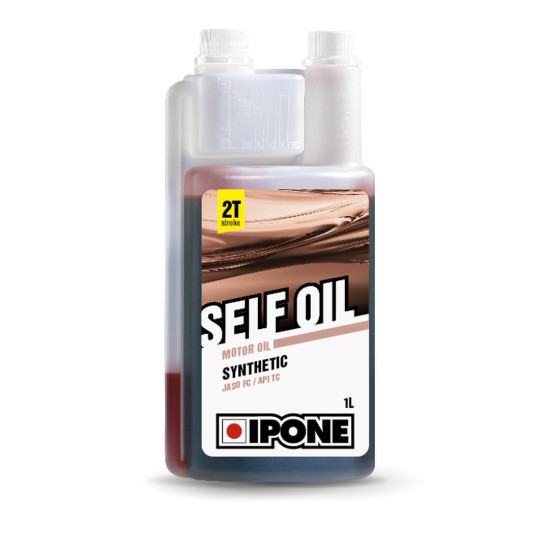 IPONE SELF 2T oil for mixing semi-synthetic 1L (with measuring cup)