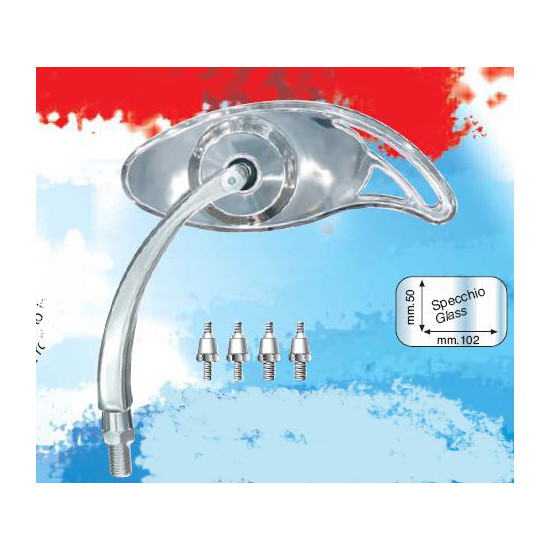 FAR UNIVERSAL RIGHT ALUMINUM MIRROR