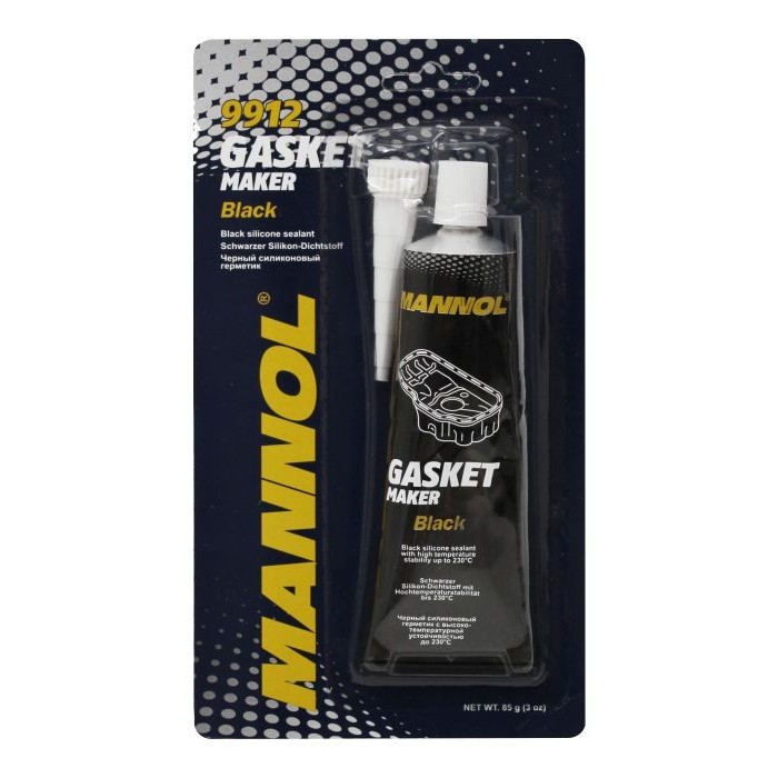Mannol Gasket Maker black silicone sealant 85g