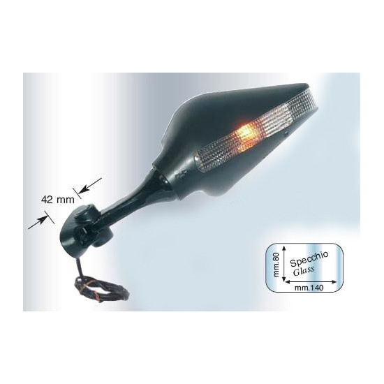 TOLIS VEIDRODIS DEŠINĖLIS SUZUKI GSXR 600 (01-03), GSXR 750 (00-03), GSXR 1000 (01-02), GSXR 1300 (99-05)