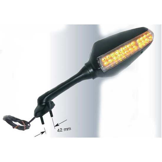FAR MIRROR RIGHT LED SUZUKI GSXR 1000 (05-06), GSXR 600 / 750 (06)