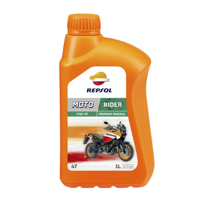 REPSOL oil 4T MOTO RIDER 15W50 1L MA2 mineral