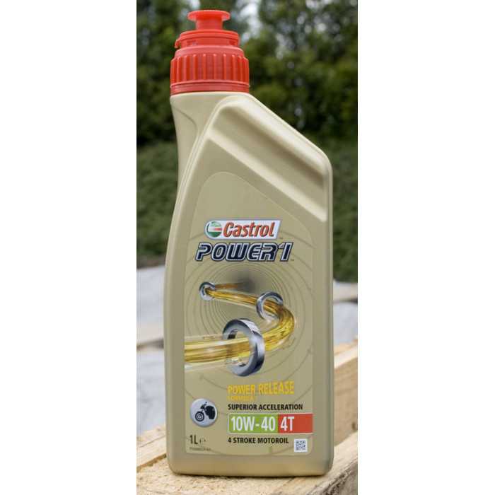 CASTROL POWER 1 GPS 4T 10W40 1L pusiau sintetinė (15043E)