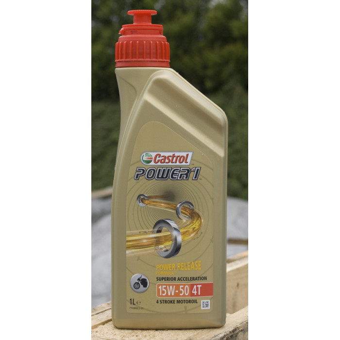 CASTROL POWER 1 4T 15W-50 1L (pusiau sintetinė)