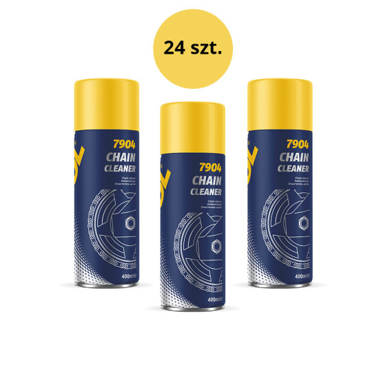 MANNOL CHAIN ​​CLEANER 400ML - chain cleaning aerosol (7904) - pack of 24 pieces