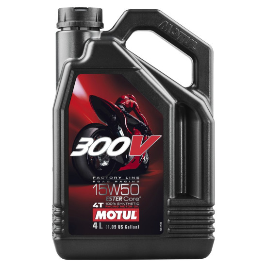 MOTUL engine oil 300V 4T FL ROAD RACING 15W50 4L (synthetic)