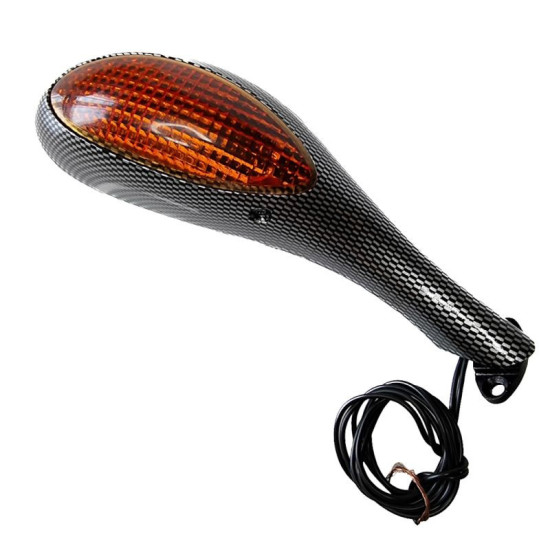 FAR RIGHT MIRROR FOR FAIRING UNIVERSAL (CARBON)