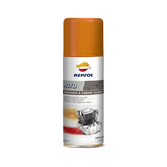 REPSOL valiklis skirtas varikliui MOTO DEGREASER&ENGINE CLEANER 300ML