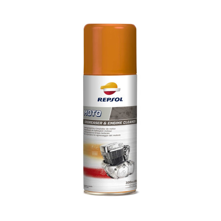REPSOL valiklis skirtas varikliui MOTO DEGREASER&ENGINE CLEANER 300ML