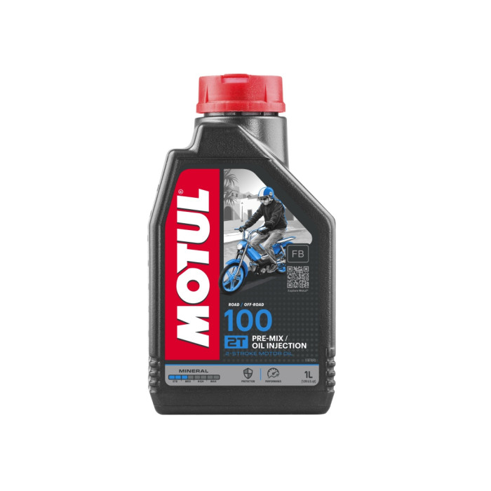 MOTUL alyva varikliui MOTOMIX 100 2T 1L (mineralinė)