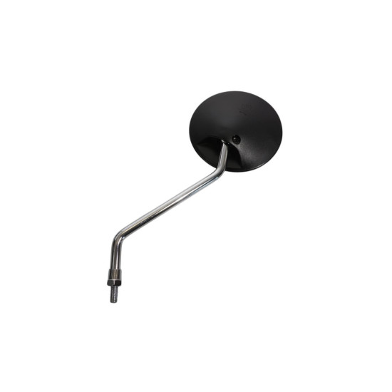 BIKETEC PARTS LEFT MIRROR UNIVERSAL WITHOUT APPROVAL (M8 / 1.25) RIGHT THREAD, BLACK