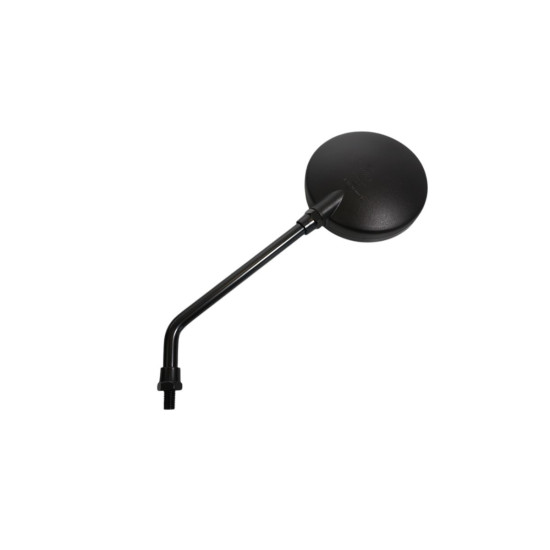 BIKETEC PARTS MIRROR LEFT UNIVERSAL ROUND M10 THREAD BLACK