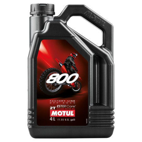 MOTUL Oil for Engine 800 2T 4L synthetic offroad
