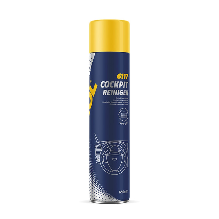 Mannol Plaster Cockpit Reiniger New Car-Aerosol for Panel 650ml (6117)