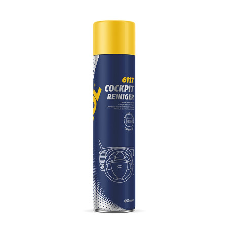 Mannol Plaster Cockpit Reiniger New Car-Aerosol for Panel 650ml (6117)