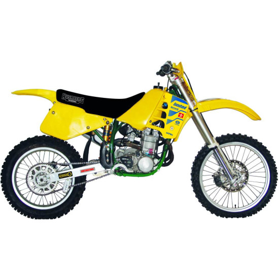 TECNOSEL (BLACKBIRD) STICKER SET + SEAT COVER HUSABERG FE / FS '90-'99, REPLICA TEAM HUSABERG '90