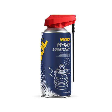 MANNOL M-40 LUBRICANT - valiklis daugiafunkcinis 400ML (apsauga nuo rūdžių) (9892)