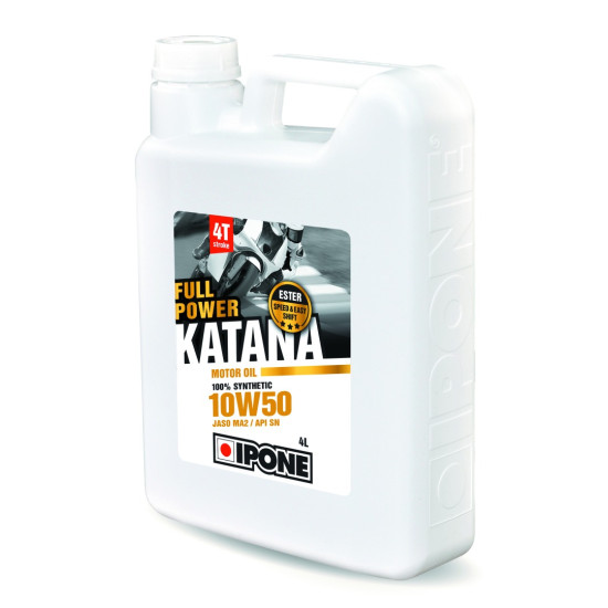 IPONE FULL POWER KATANA 10W50 oil 100% synthetic 4L (additive, MA2)