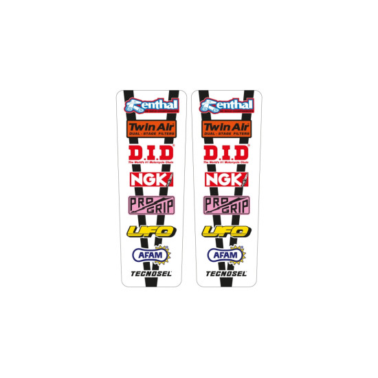 TECNOSEL (BLACKBIRD) SET OF STICKERS (WRAPS) FOR FENDER