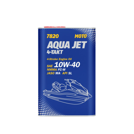 MANNOL synthetic oil 4T AQUA JET 10W40 1L (JASO MA/API SL) (metal can) (7820)