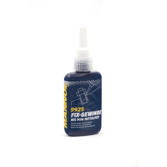 MANNOL FIX-GEWINDE MITTELFEST - thread adhesive, blue (MEDIUM) 50ML (9925)