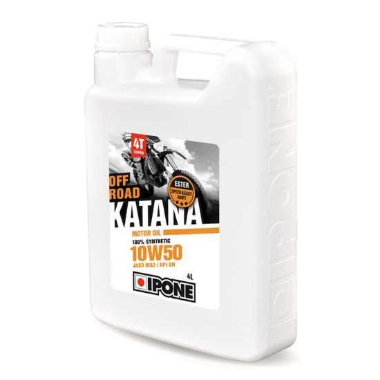 IPONE KATANA OFF ROAD 10W50 oil 100% synthetic 4L (additive, MA2)