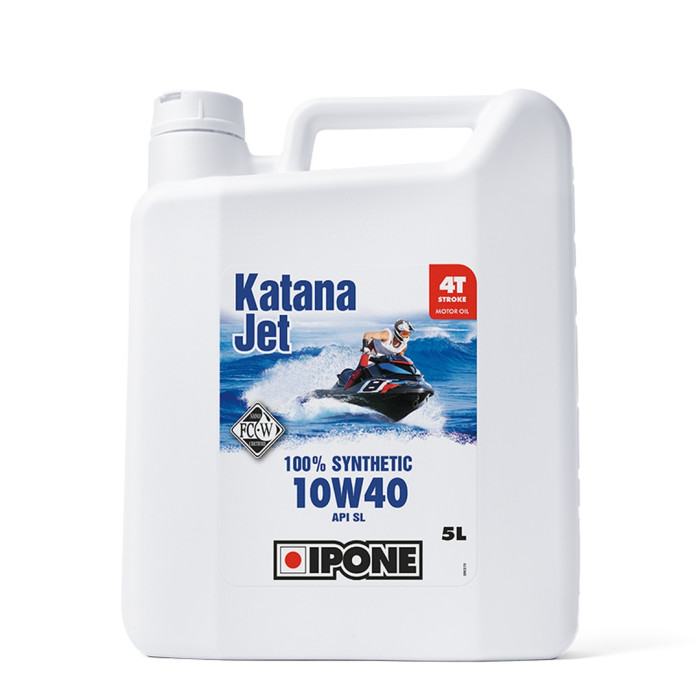 IPONE KATANA JET 10W40 oil 4T 100% Synthetic 5L water for motorcycles