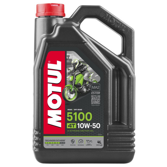MOTUL engine oil 5100 4T additive 10W50 4L