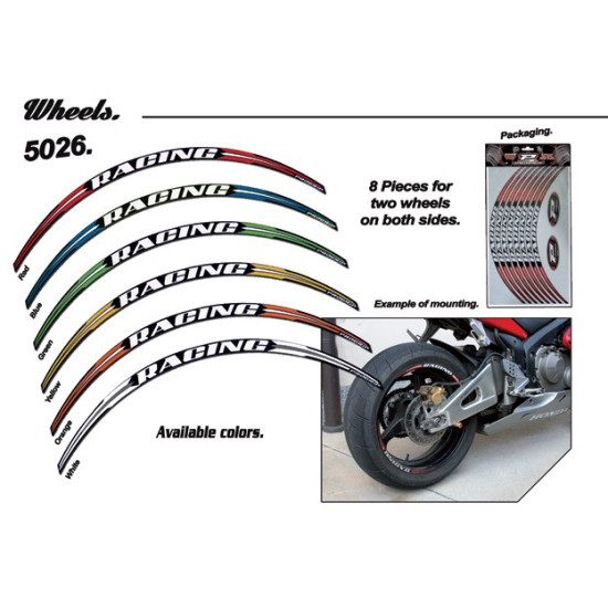 PROGRIP DECORATIVE TAPE FOR RACING RIMS, COLOUR: BLUE, SALE